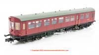 374-612 Graham Farish BR Auto Trailer number W237W in BR Crimson livery